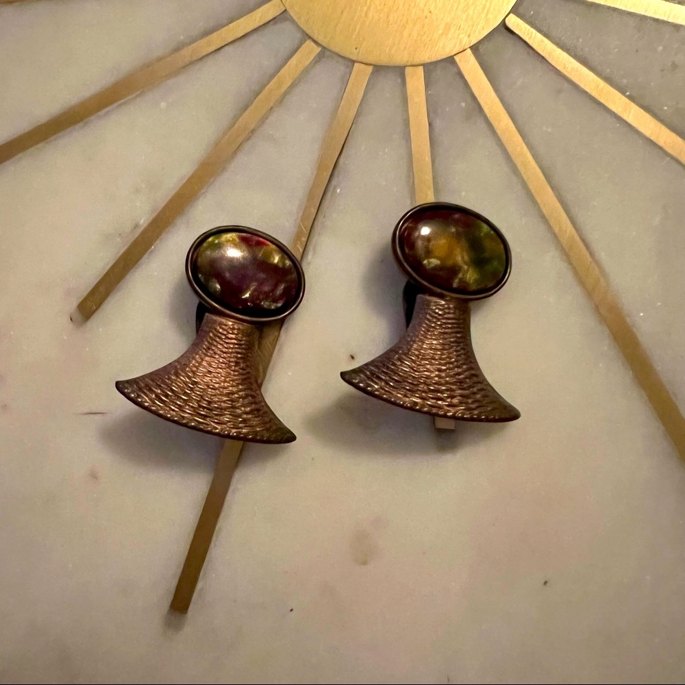Vintage Kate Hines clip on earrings